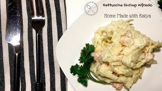 Fettuccine Shrimp Alfredo