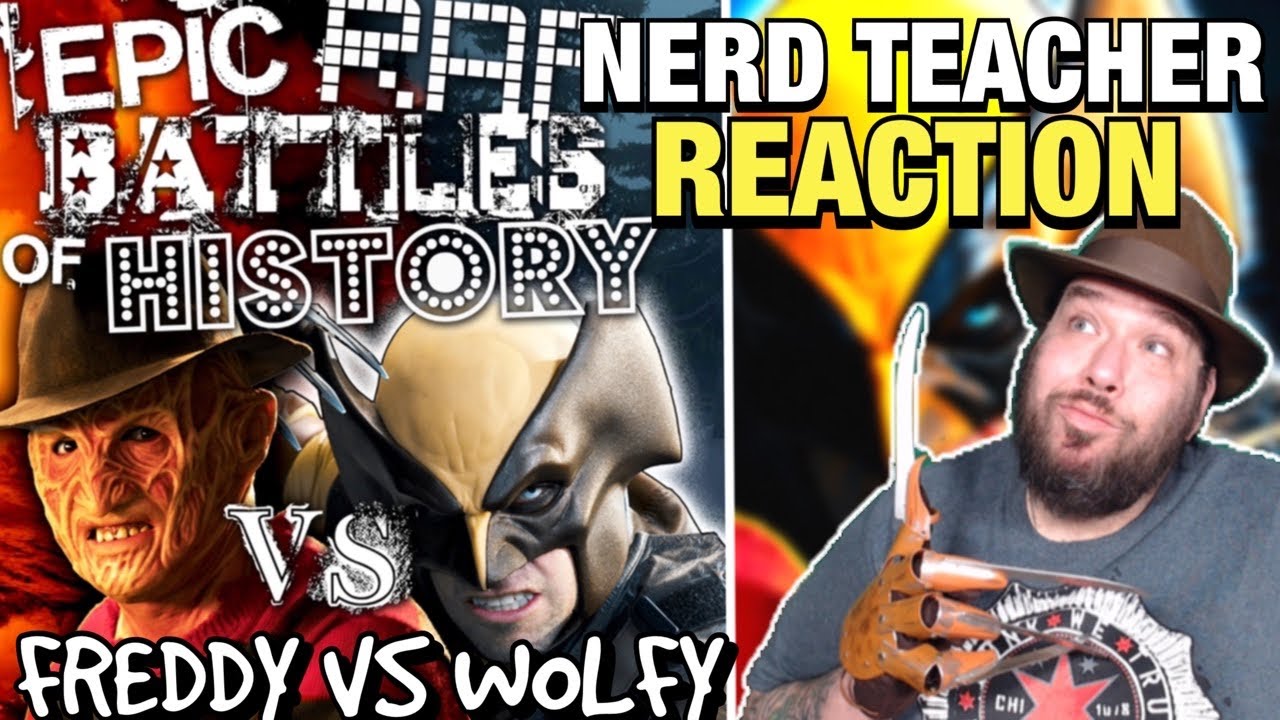 Фредди Крюгер против Росомахи | Реакция учителя истории ERBreakdown