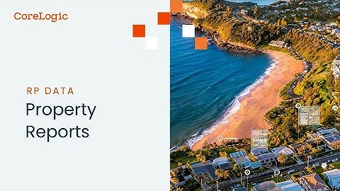 Creating Property Reports in RP Data