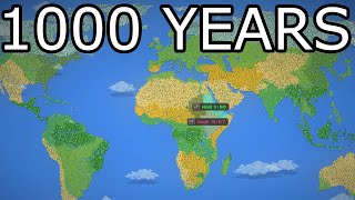 1000 Years of Resettlement Humans in 7 minutes - WorldBox Timelapse