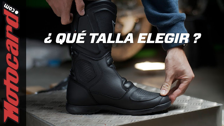 Cómo elegir la TALLA DE BOTAS DE MOTO. ¡Trucos y consejos!