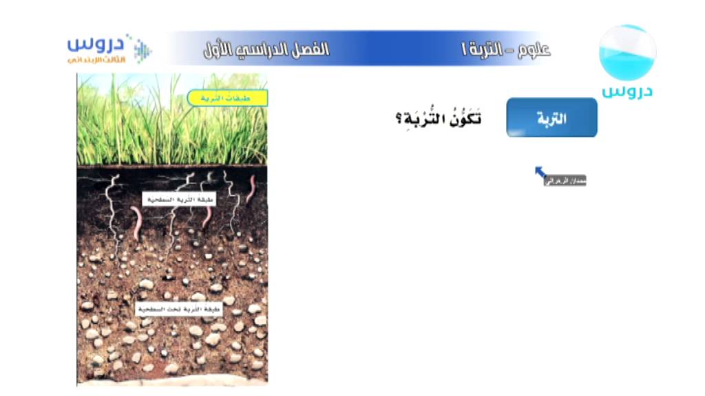 طبقات التربة تسمى نطاقات مستويات دبال