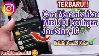 Cara Menambahkan Musik Di Postingan Dan Story Instagram - Add Musik To Instagram Post & Story