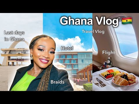 GHANA TRAVEL VLOG|| TRAVEL WITH US FROM GHANA TO USA|| WE ALMOST MISSED OUR FLIGHT |Jeanette Mensah