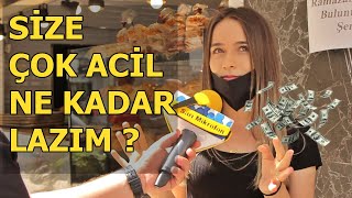 SİZE ÇOK ACİL NE KADAR PARA LAZIM - SARI MİKROFON