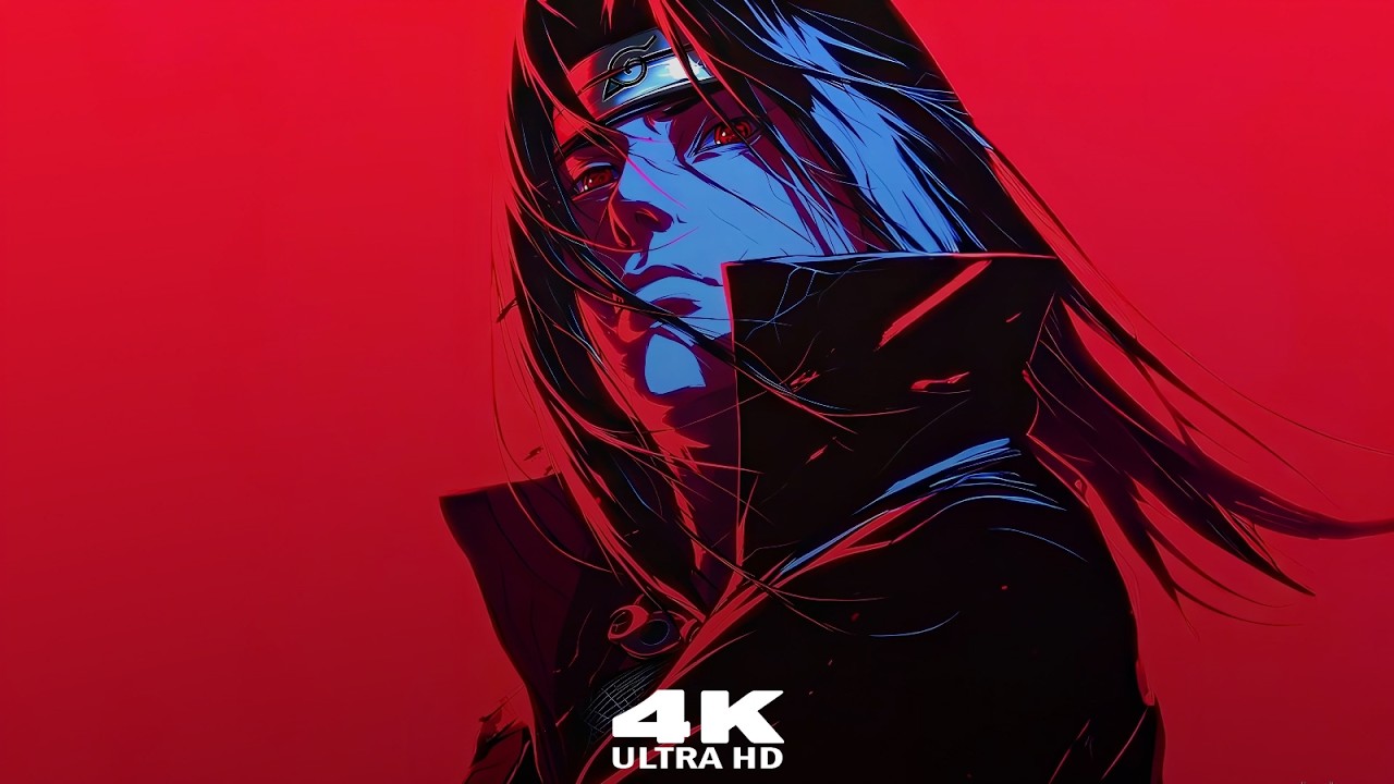 Itachi In Red 4K Backgroud Naruto Live Wallpaper & Screensaver #anime #livewallpaper