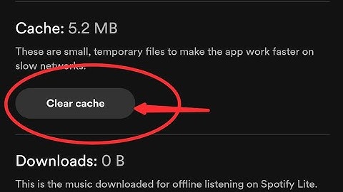 Spotify lite me clear cache kaise kare, how to clear cache in Spotify lite
