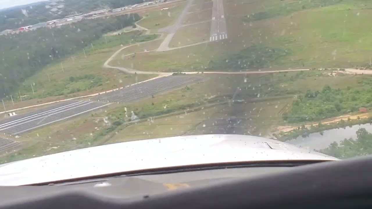 Landing at kpym in cessna 172 (flying lessons) | Plymouth Municipal Airport | matthuntsboston