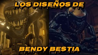 Todos Los Diseños De Bendy Parte 3 Beast Bendy Bendy Bestia