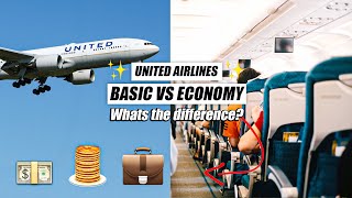 United Airlines Basic Economy Vs Economy 2023: What are the differences?
