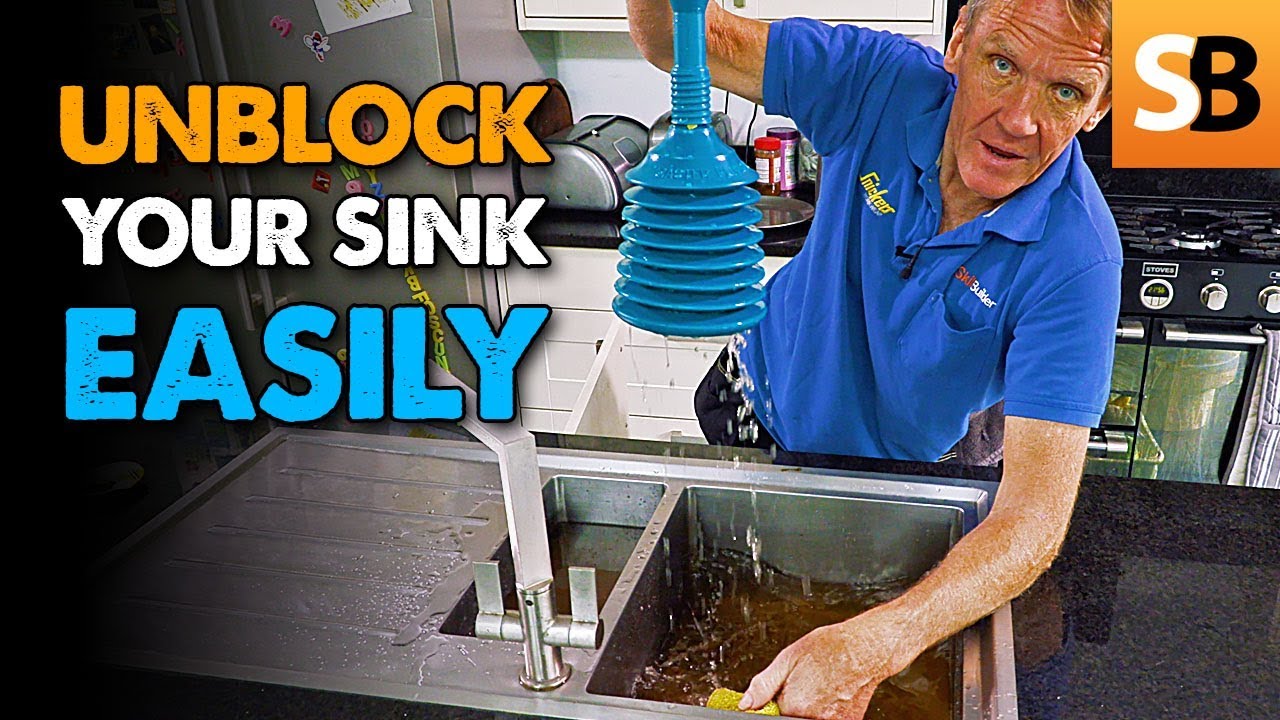 best way to unblock your kitchen sink