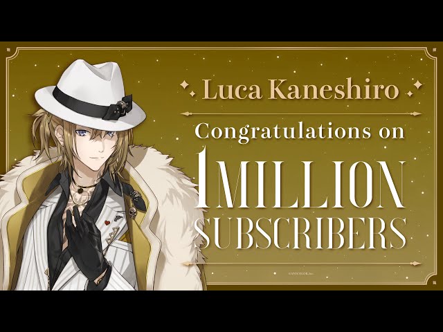 【Luca Kaneshiro】Congratulations on reaching 1 Million subscribers!のサムネイル