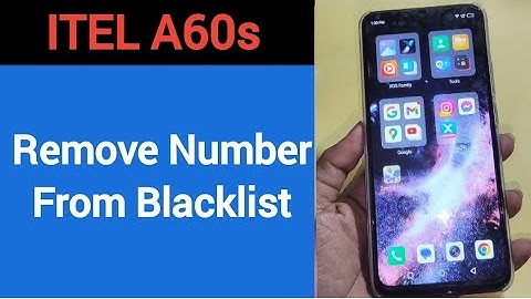 How to remove number from blacklist, Itel A60s call block kaise karen