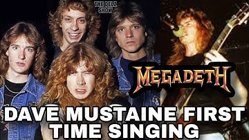 How Dave Mustaine started singing in Megadeth with David Ellefson