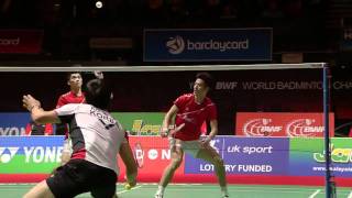 badminton world championships 2011 Final Yun Cai Haifeng Fu vs Sung Hyun Ko Yeon Seong Yoo Badminton World Championships 20111