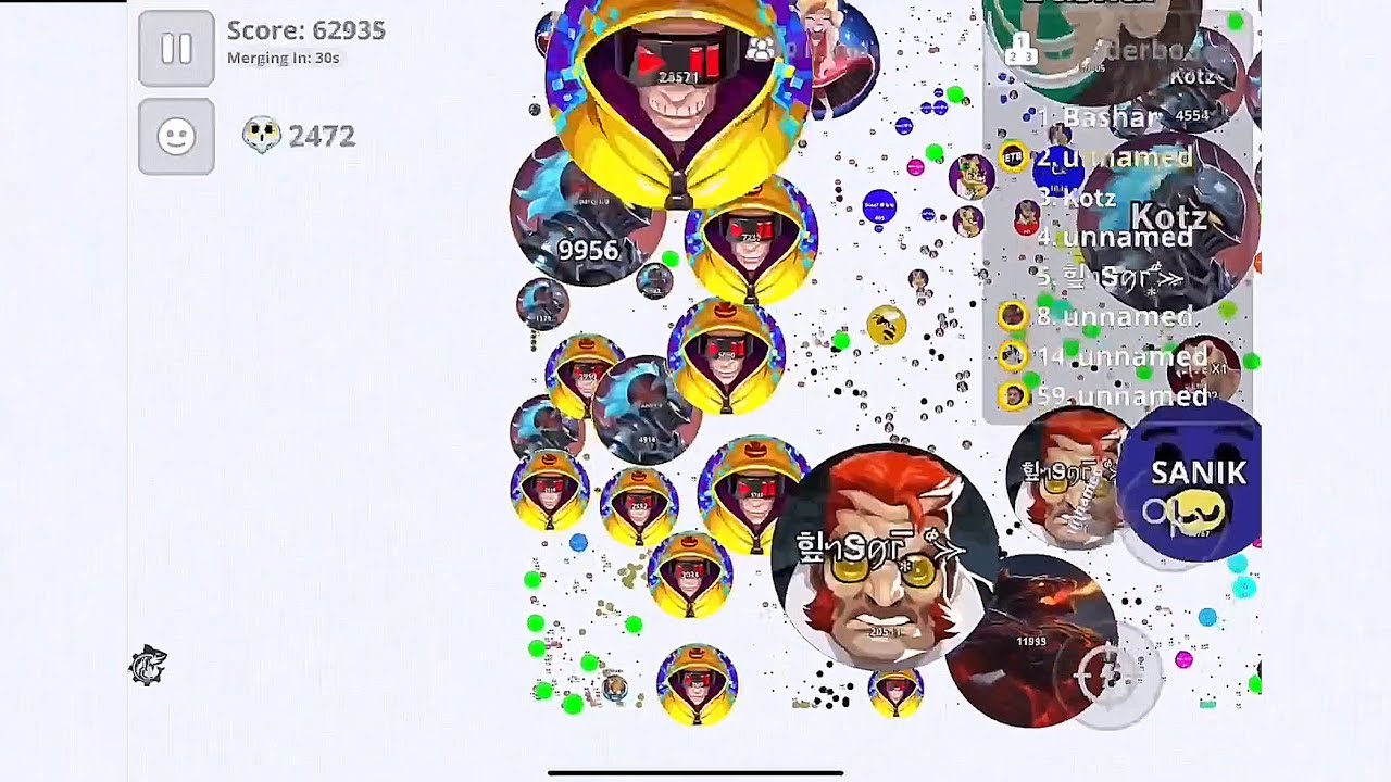 أقوى لقطات اقاريو🔥 Agario-Win Clips