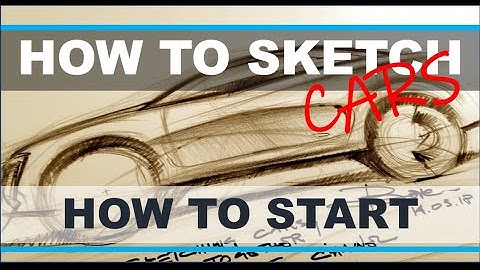 How to Draw Cars Step by Step - Side View Car Sketch - luciano bove