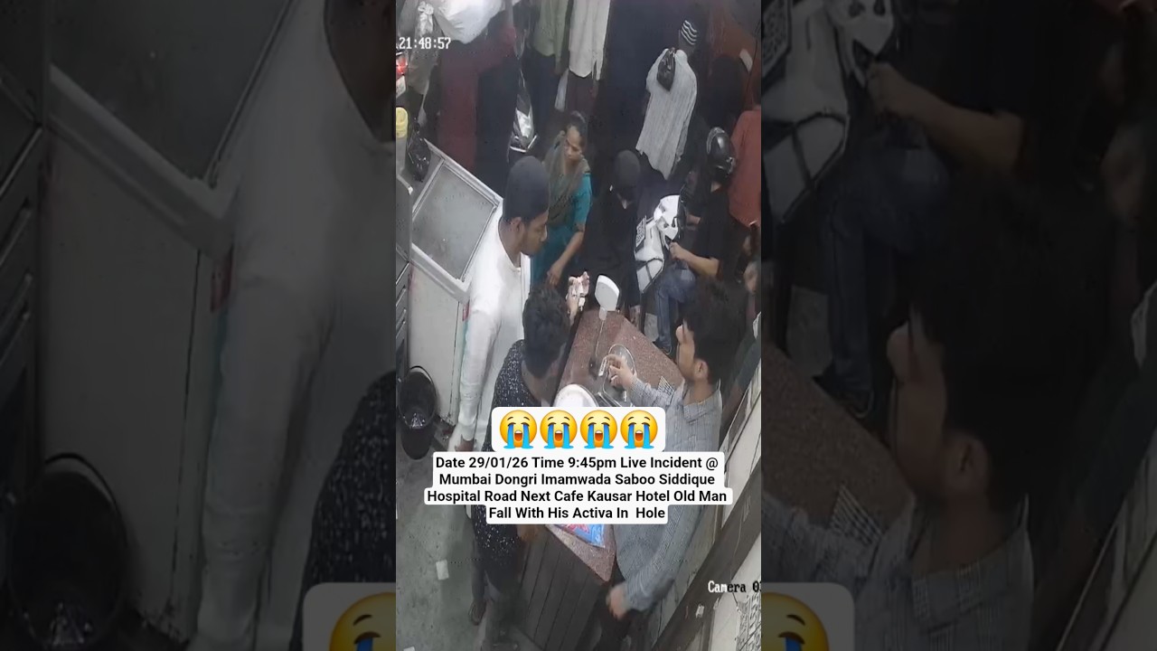 😭Live Incident @ Mumbai Dongri Imamwada Next Cafe Kausar