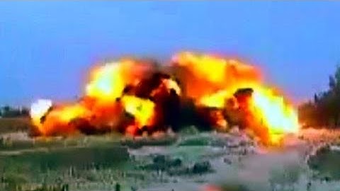 EXPLODING AN INSURGENT WEAPONS CACHE IN AFGHANISTAN