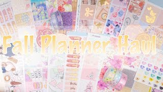 Fall Planner Haul / Stickers and Washi