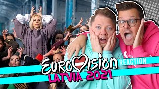Latvia 🇱🇻 Eurovision 2021 // Samanta Tina - The Moon is Rising // ESC 2021 Reaction Video