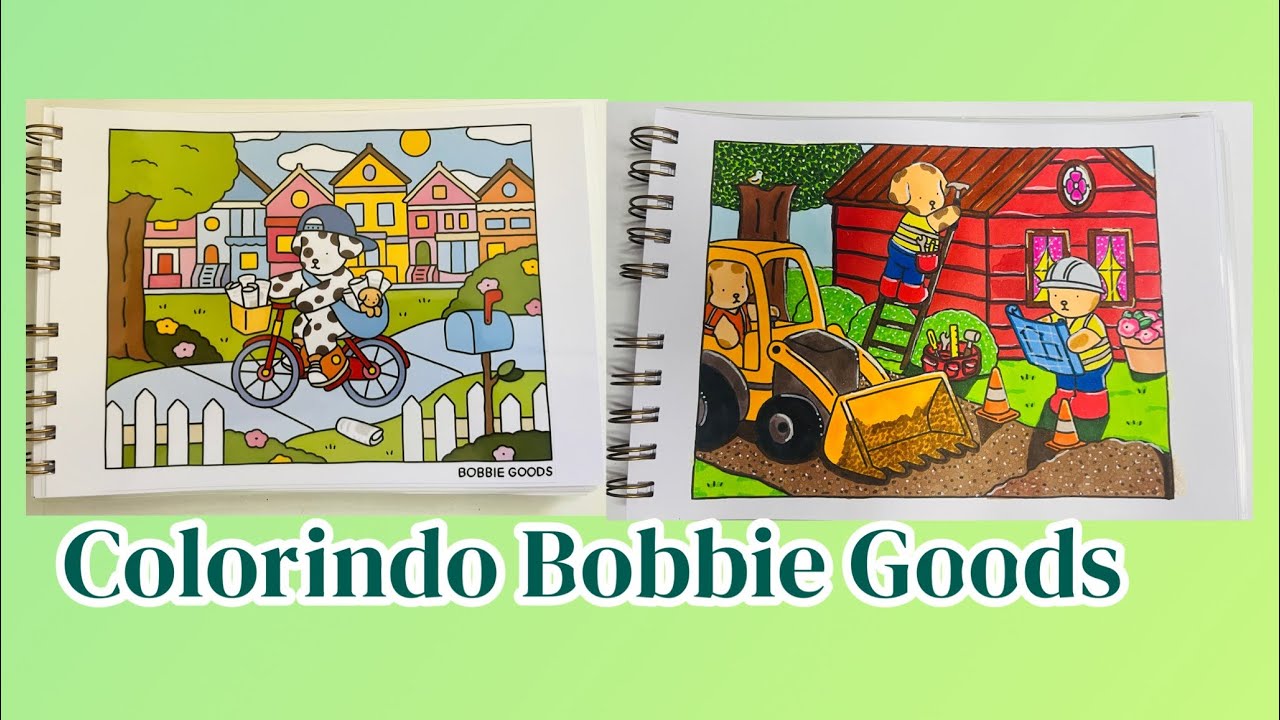 Colorindo Bobbie Goods (No Trabalho)Equipe de Construção.