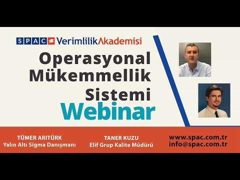 Operasyonal Mükemmellik Sistemi Webinarı