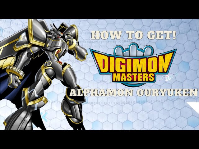 Guide:Alphamon Ouryuken X - Digital Masters World