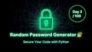 Day 3 Random Password Generator โ Python Project