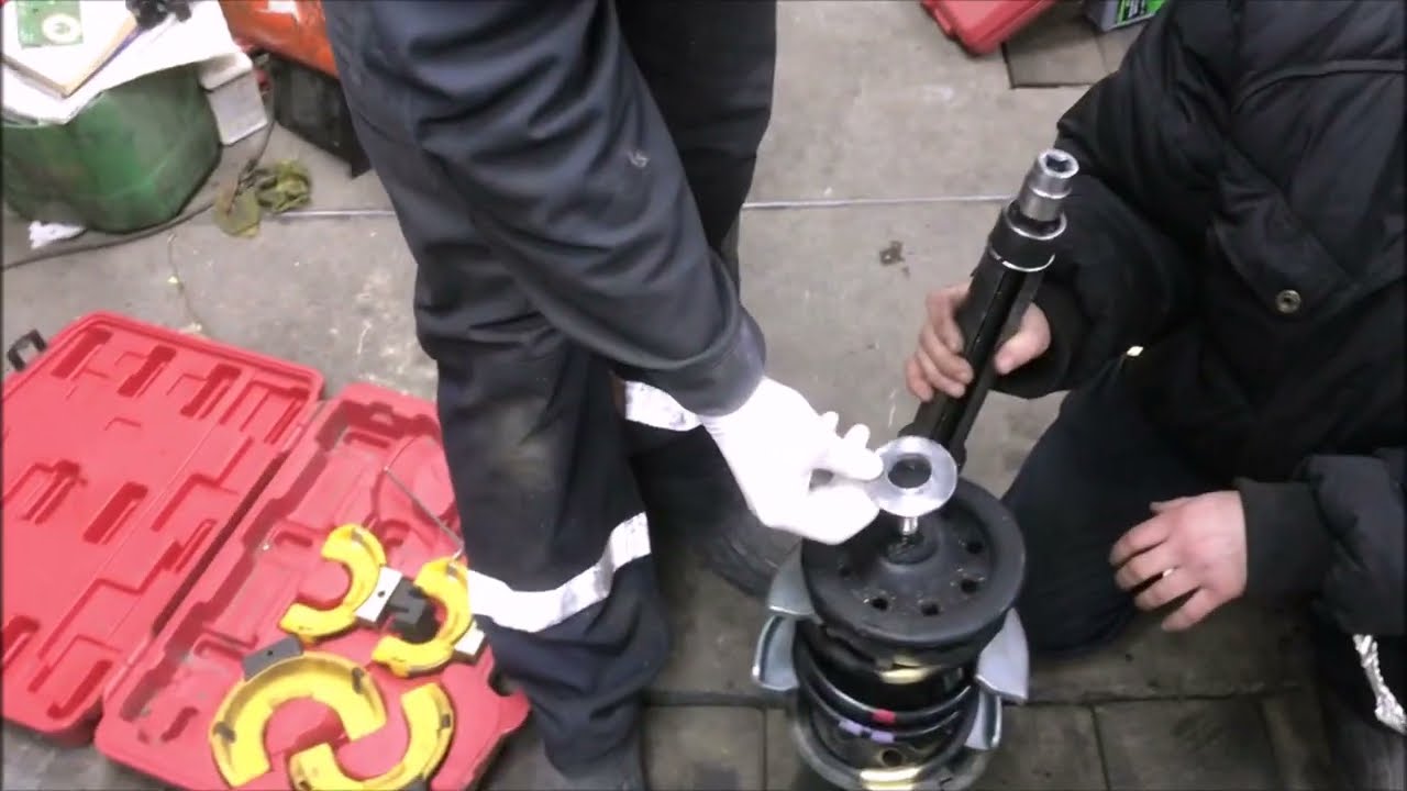 Переделка передней стойки под опорный подшипник . Support bearing in ...