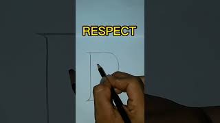 awesome drawing // LOVE=B #shorts #viral #love #letter #drawing #respect #easy #drawing #art