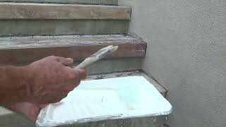 Man Says He Can't Seal Deck Stairs Then Does It Anyway