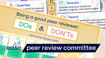 EASE Peer Review Infographics