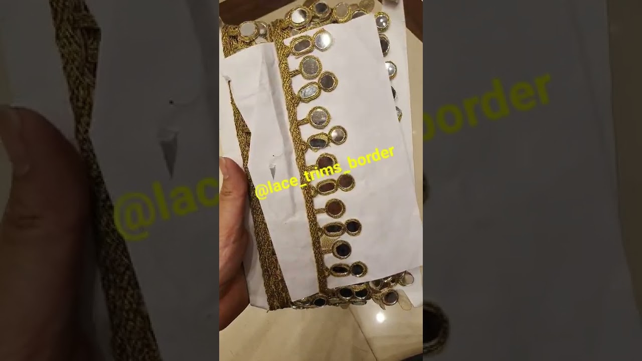 Beautiful mirror lace @lace_trims_border 