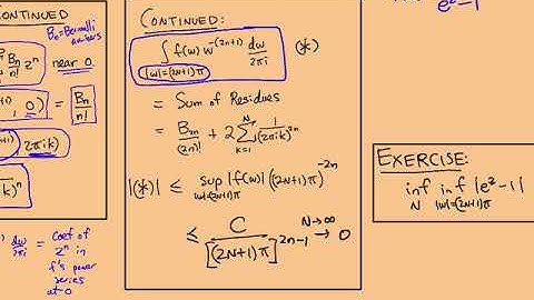 Some applications of residues--Part2/3