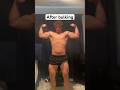 1 YEAR LEAN BULK TRANSFORMATION #trending #motivation #trendingshorts #transformation #gym #workout