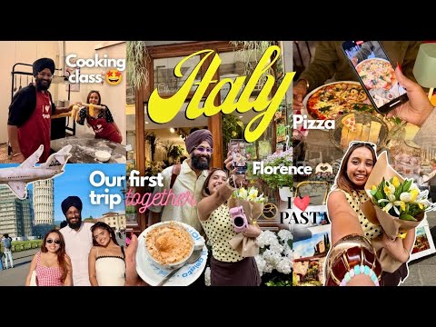 Italy travel vlog: Florence with my fiancé and sister Cooking class and Chaos🤭