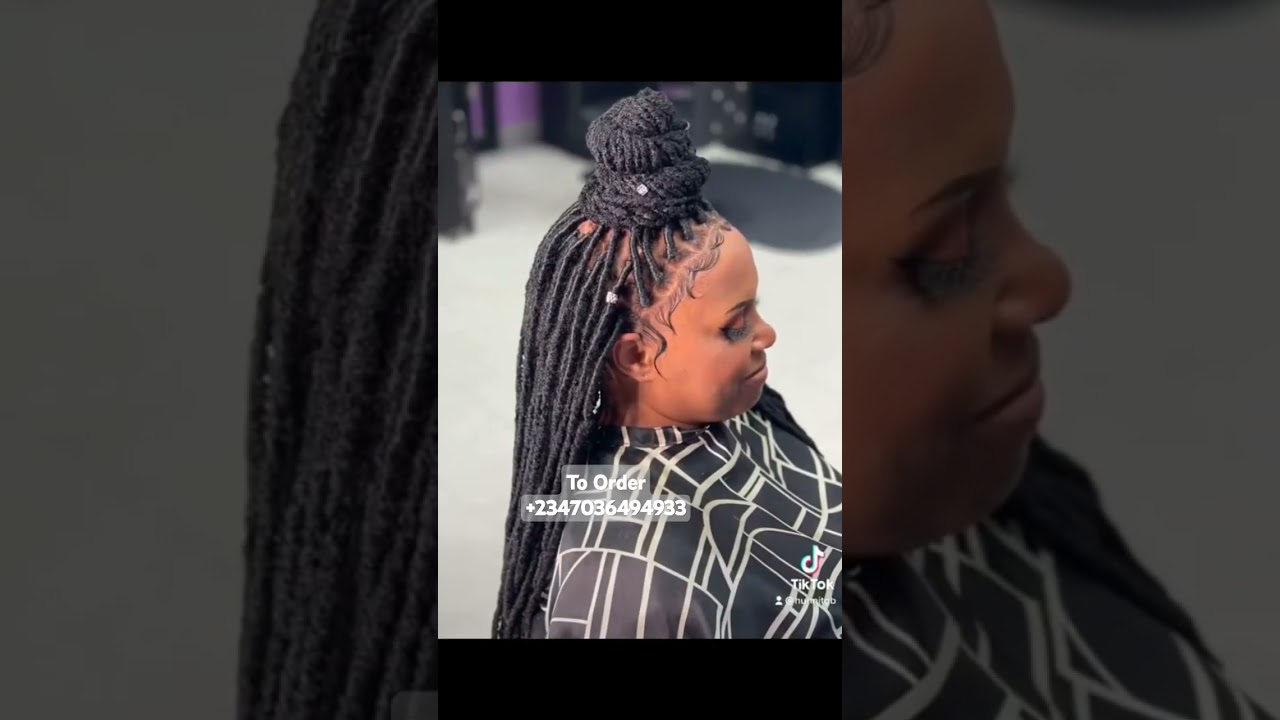 To order for this braided wig, chat me +2347036494933