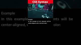 CSS SYNTAX