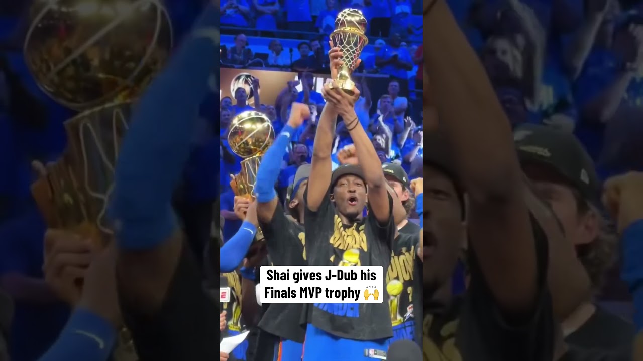 SGA & JDub Celebrate Their First NBA Championship Like Legends 🥶🏆