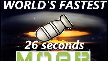 MW3 WORLDS FASTEST MOAB IN INFECTED 26 SECONDS Modern Warfare 3