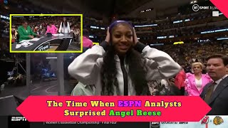 FUNNY - ESPN Analysts Surprise ANGEL REESE After LSU Secure Their Spot At The 2023 NCAA Finals