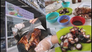 烧鸭叉烧饭和爸妈享用午餐槟城五条路美食 Penang best food roast duck char siu rice lunch