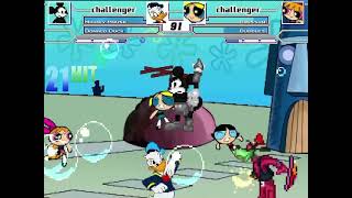 Mugen Request Team Mickey Mouse Vs The Powerpuff Girls