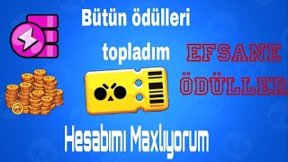 Bütün ödülleri topladım hesabımı Maxlıyorum Brawl stars 🔥🔥