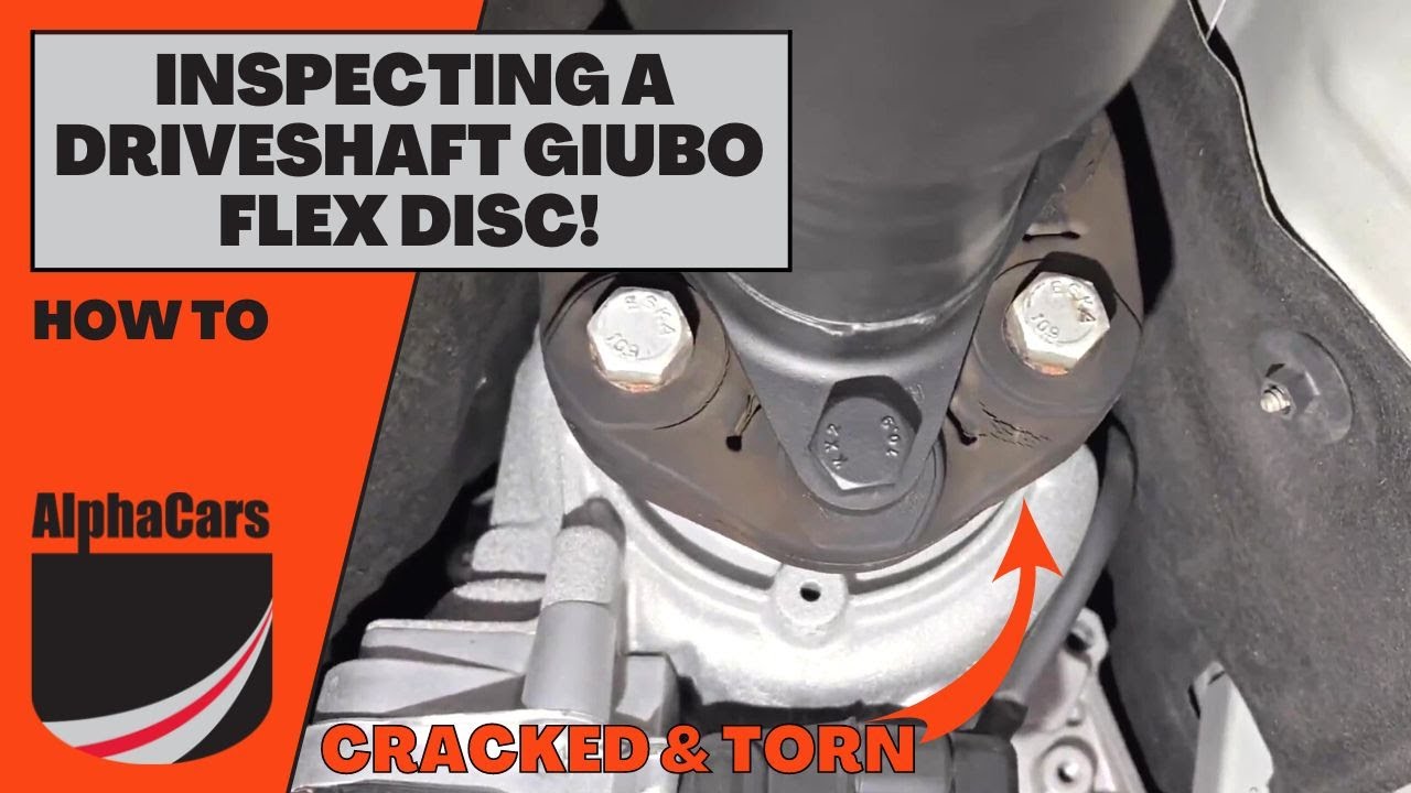 How To Inspect a Driveshaft Giubo Flex Disc for Cracks & Tears YouTube