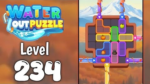 Water Out Puzzle Level 234 Walkthrough