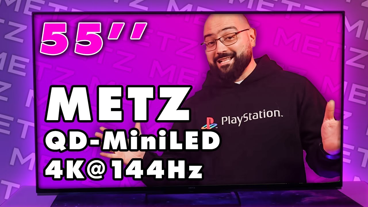 55'' QD-MiniLED 4K@144Hz Телевизор - Metz 55MNE8000Z - По-добър отколкото очаквате!