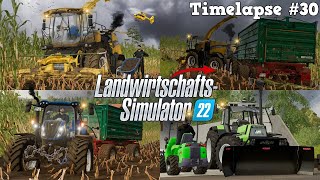 Eine SCHLAMMIGE erste MAISERNTE bei GEWITTER mit @TheCamPeRYT! 🌽🌩🚜💨 | [LS22] - Timelapse #30