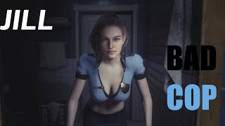 Jill Bad Cop Mod | Resident Evil 3 Remake ryona リョナ【バイオハザードRE3】